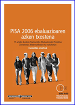 PISA 2006 ebaluazioaren azken txostena